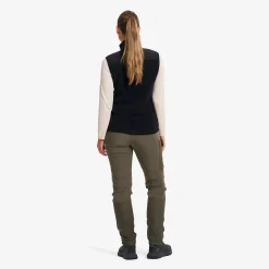 River Hybrid Fleece Vest Damen Black
