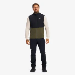 River Hybrid Fleece Vest Herren Grape Leaf