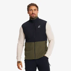 River Hybrid Fleece Vest Herren Grape Leaf