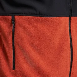 River Hybrid Fleece Vest Herren Rusty Orange
