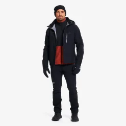 River Hybrid Fleece Vest Herren Rusty Orange