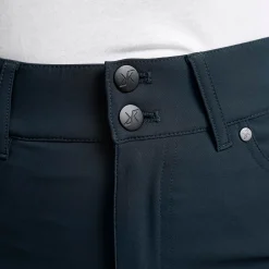 Root High-waist Stretch Jeans Damen Blueberry