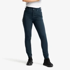 Root High-waist Stretch Jeans Damen Blueberry