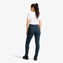 Root High-waist Stretch Jeans Damen Blueberry