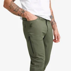 Root Outdoor Stretch Jeans Herren Kambaba Green