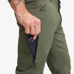 Root Outdoor Stretch Jeans Herren Kambaba Green
