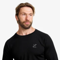 Route Merino Light Base Layer Top Herren Black