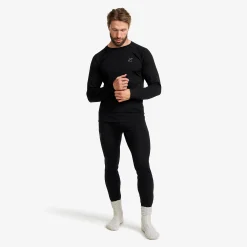Route Merino Light Base Layer Top Herren Black