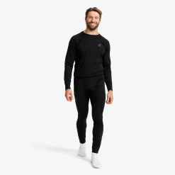 Route Merino Light Base Layer Pants Herren Black