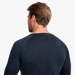 Route Merino Light Base Layer Top Herren Deep Navy