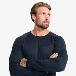 Route Merino Light Base Layer Top Herren Deep Navy