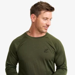 Route Merino Light Base Layer Top Herren Forest Night