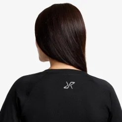 Route Merino Light Base Layer Top Damen Black