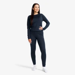 Route Merino Light Base Layer Pants Damen Deep Navy
