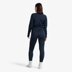 Route Merino Light Base Layer Top Damen Deep Navy
