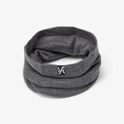 Route Merino Neck Gaiter Dark Grey Melange