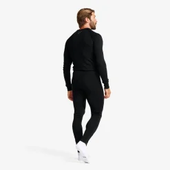 Route Merino Warm Base Layer Pants Herren Black