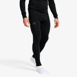 Route Merino Warm Base Layer Pants Herren Black