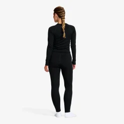 Route Merino Warm Base Layer Pants Damen Black