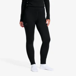 Route Merino Warm Base Layer Pants Damen Black