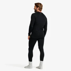 Route Merino Warm Base Layer Top Herren Black