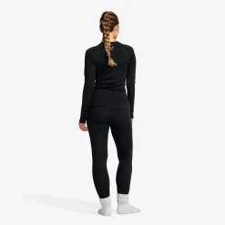Route Merino Warm Base Layer Top Damen Black