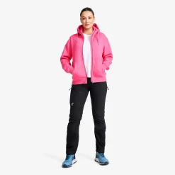 RVRC Full-zip Hoodie Damen Fandango Pink