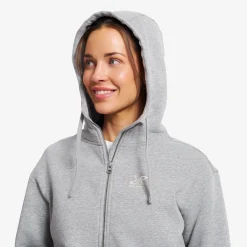 RVRC Full-zip Hoodie Damen Grey Melange