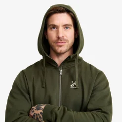 RVRC Full-zip Hoodie Herren Forest Night