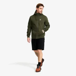 RVRC Full-zip Hoodie Herren Forest Night