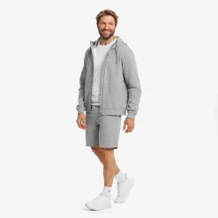 RVRC Full-zip Hoodie Herren Grey Melange