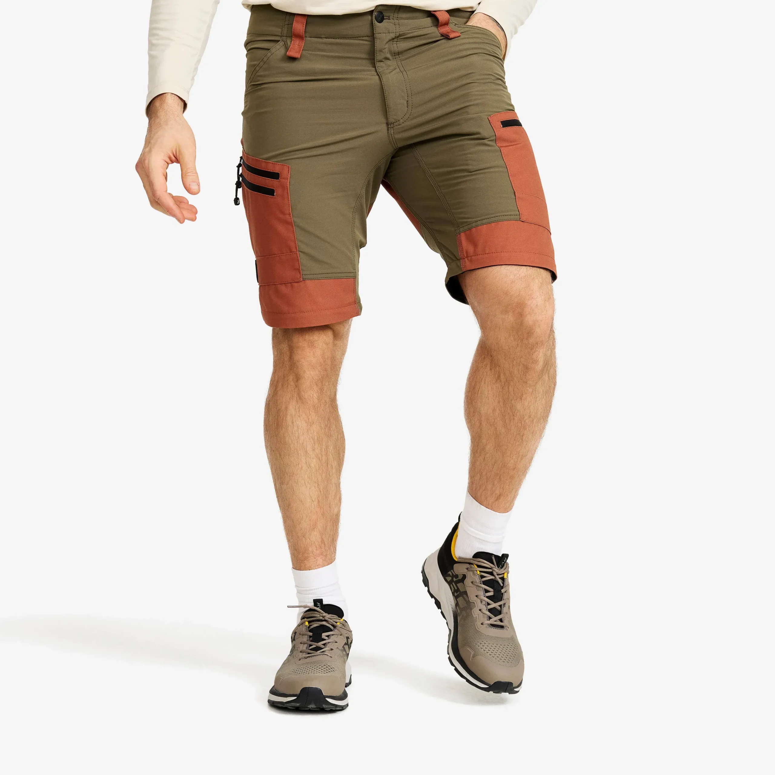 RVRC GP Pro Zip-off Pants Herren Dusty Orange/Light MossGray