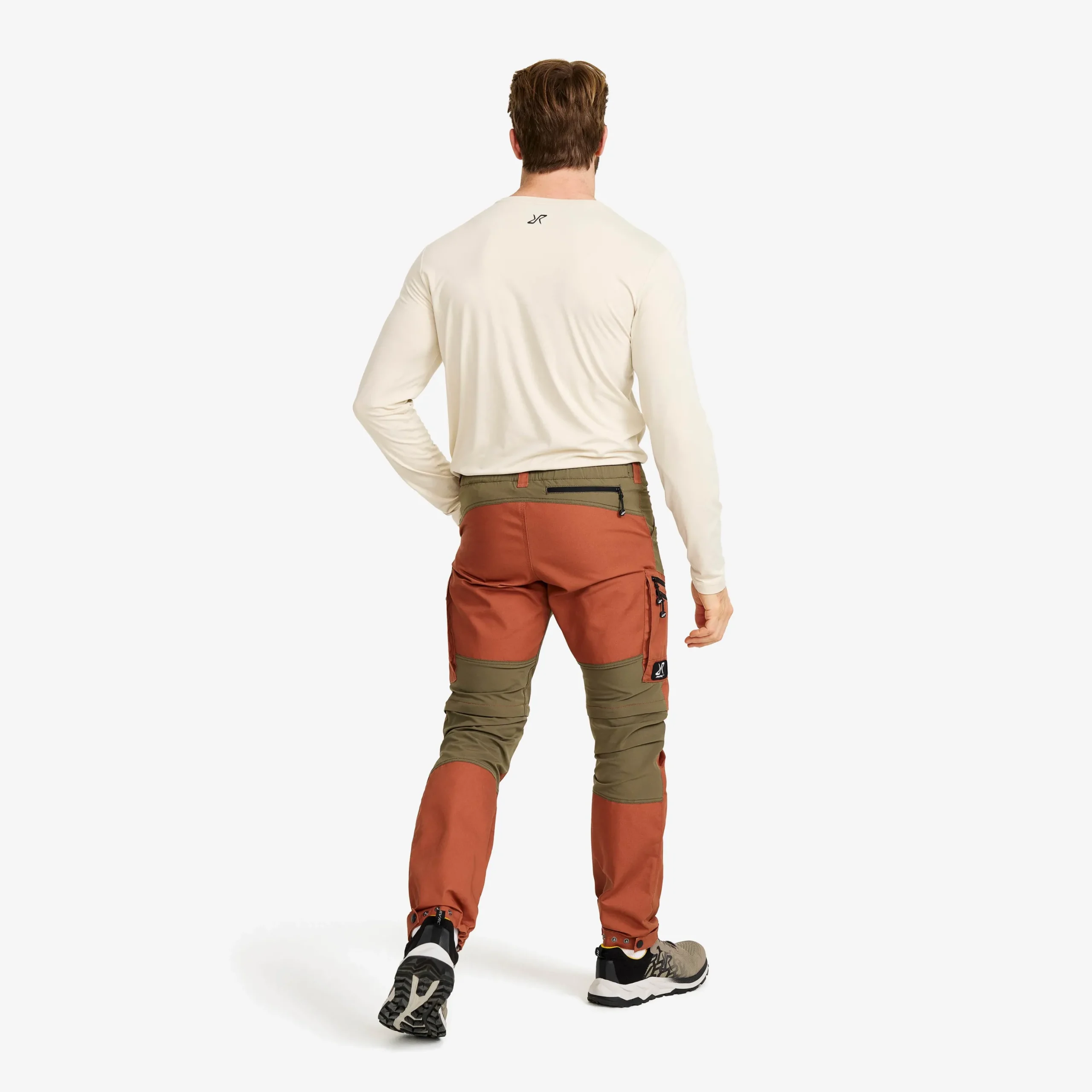 RVRC GP Pro Zip-off Pants Herren Dusty Orange/Light MossGray
