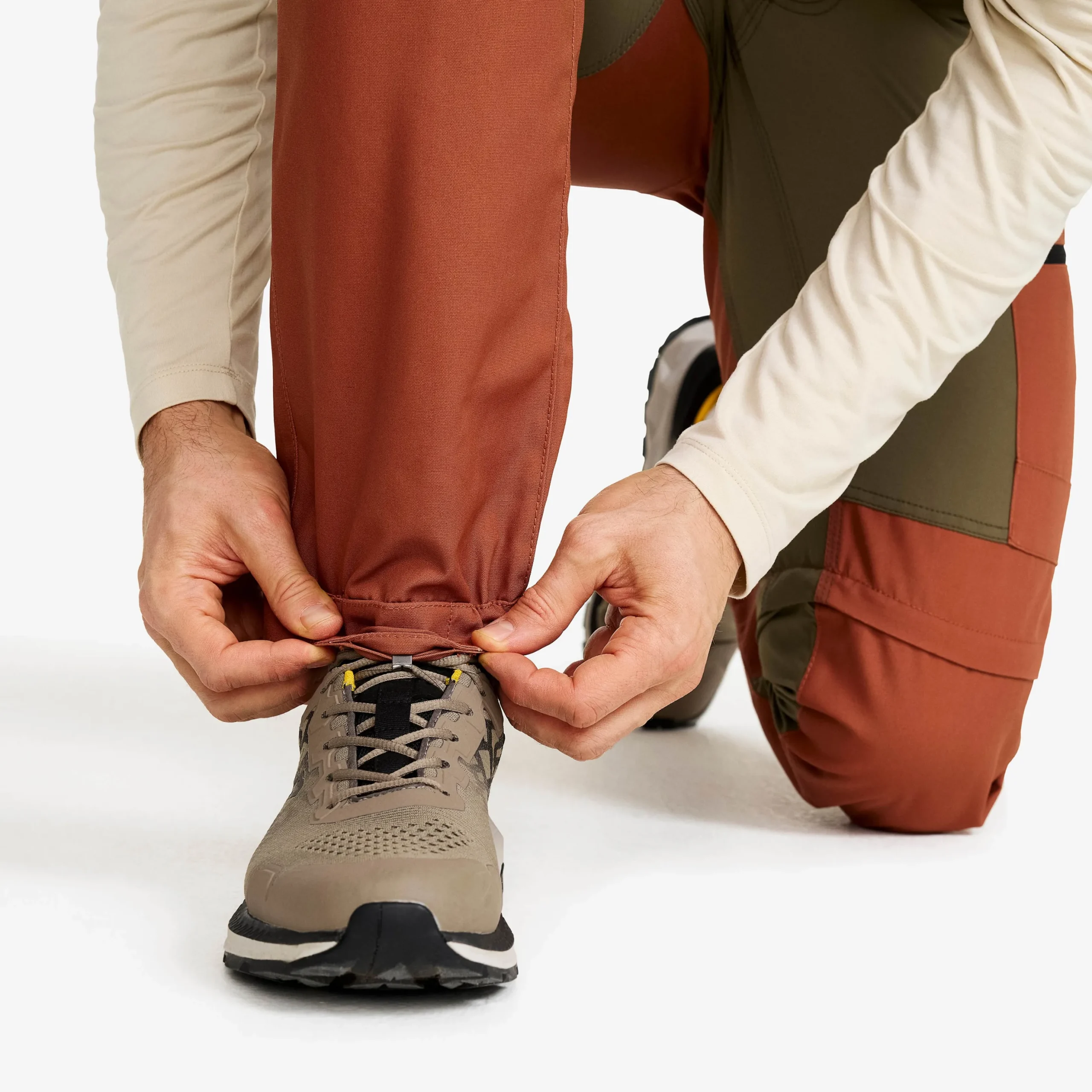 RVRC GP Pro Zip-off Pants Herren Dusty Orange/Light MossGray