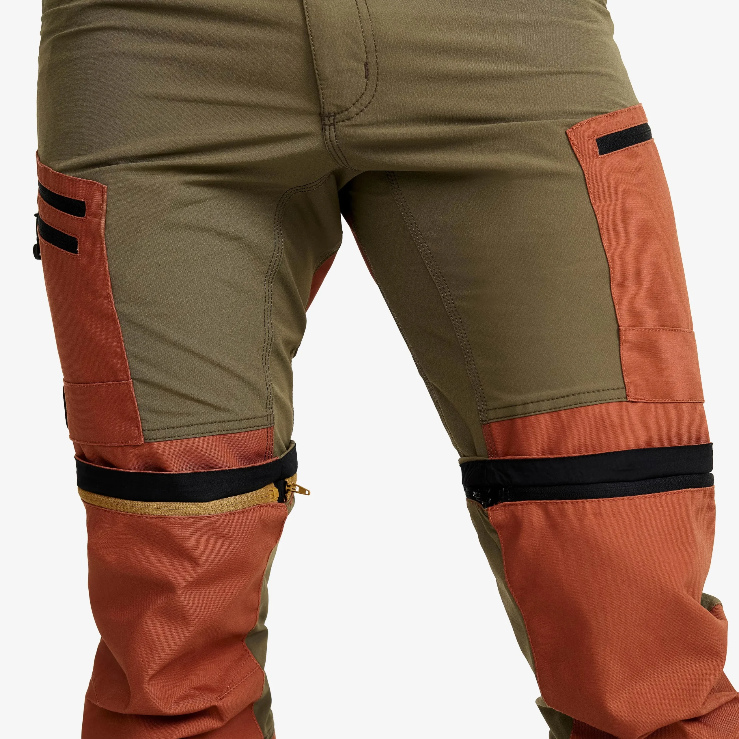 RVRC GP Pro Zip-off Pants Herren Dusty Orange/Light MossGray