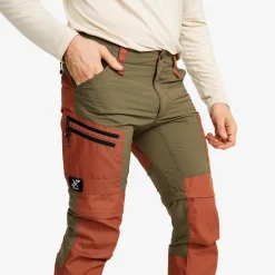 RVRC GP Pro Zip-off Pants Herren Dusty Orange/Light MossGray