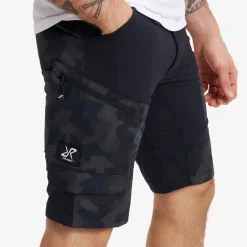 RVRC GP Shorts Herren Anthracite Camo