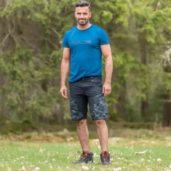 RVRC GP Shorts Herren Anthracite Camo