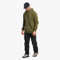RVRC Graphic Hoodie Herren Dark Olive