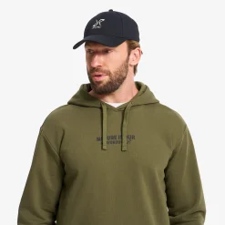 RVRC Graphic Hoodie Herren Dark Olive