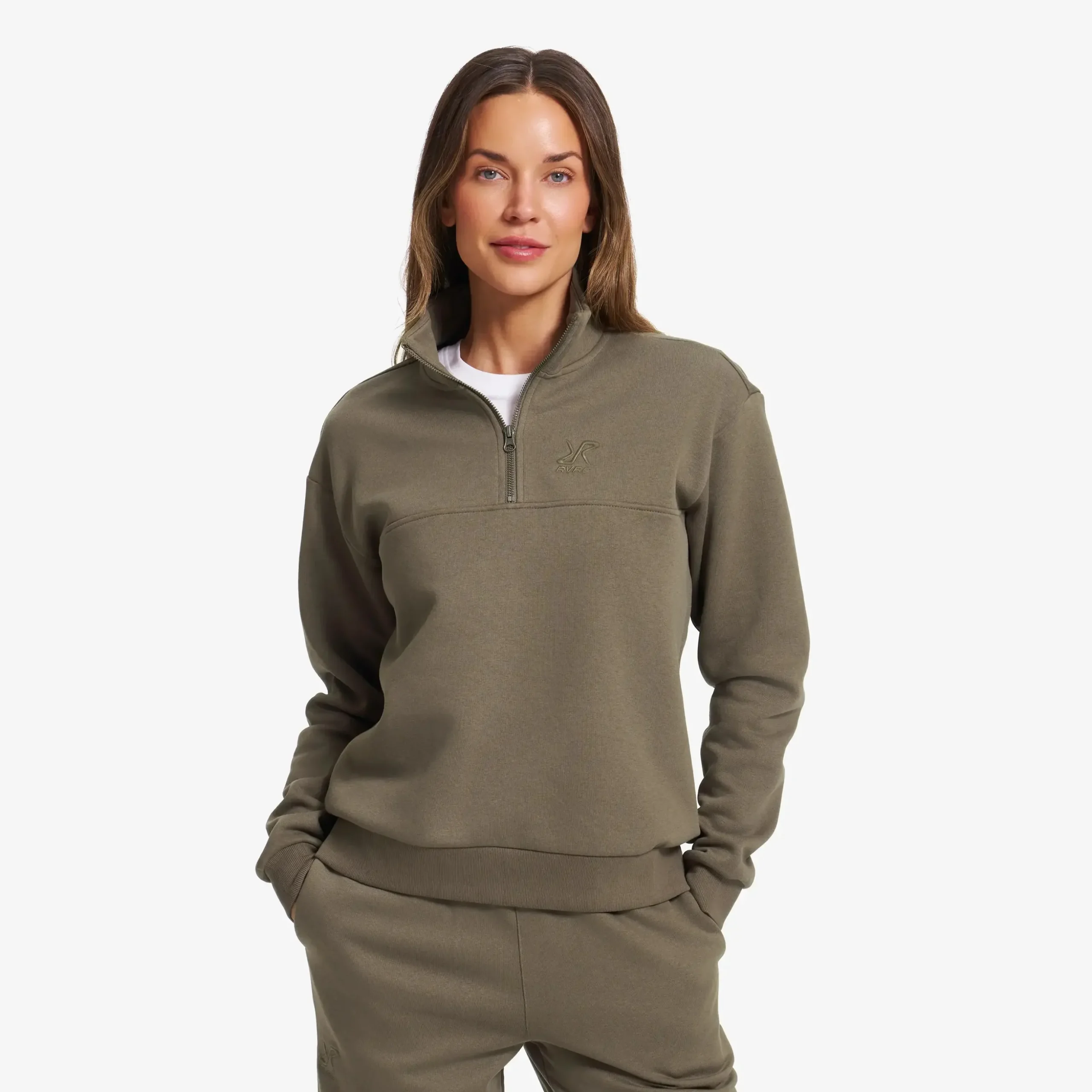 RVRC Half-zip Sweater Damen Morel