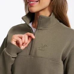 RVRC Half-zip Sweater Damen Morel