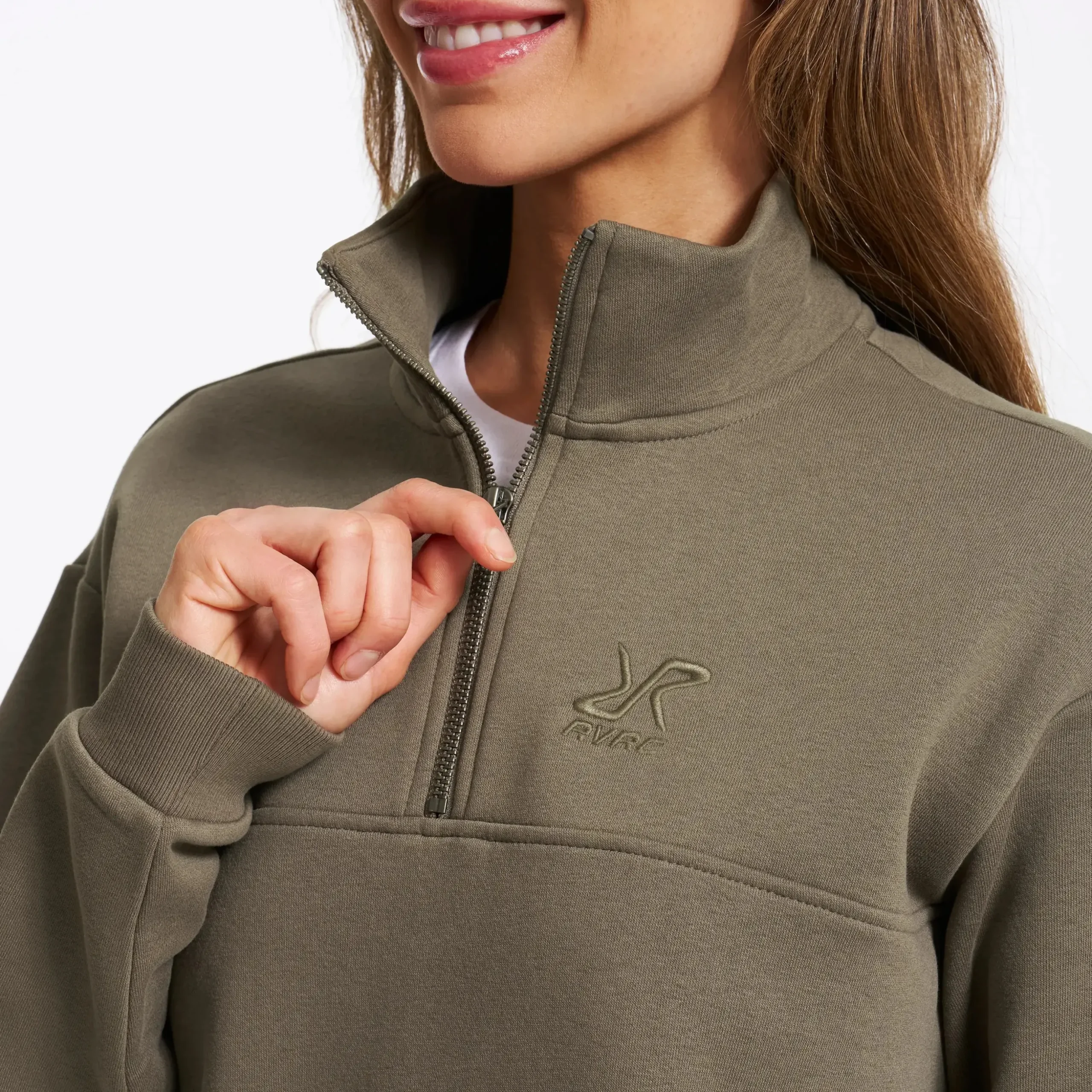 RVRC Half-zip Sweater Damen Morel