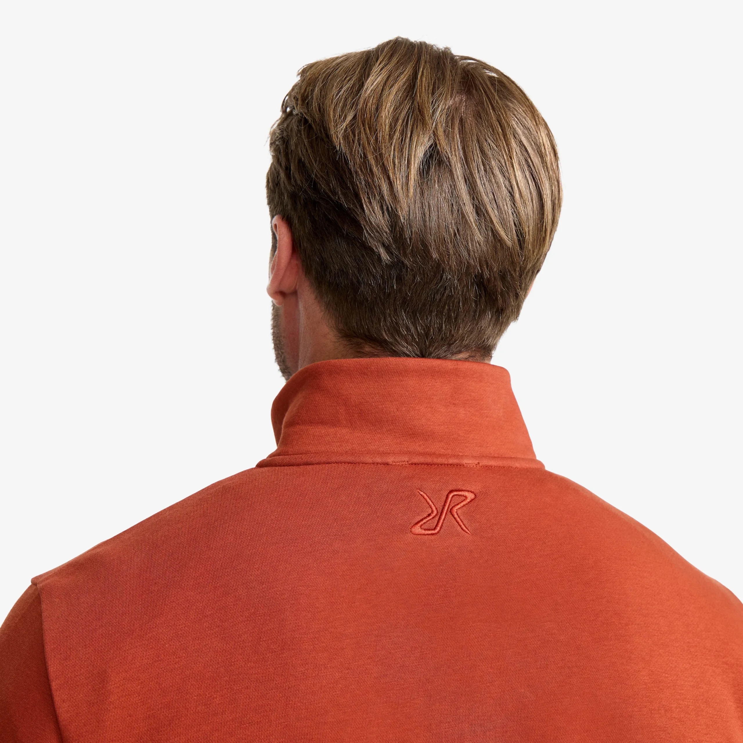 RVRC Half-zip Sweater Herren Rusty Orange