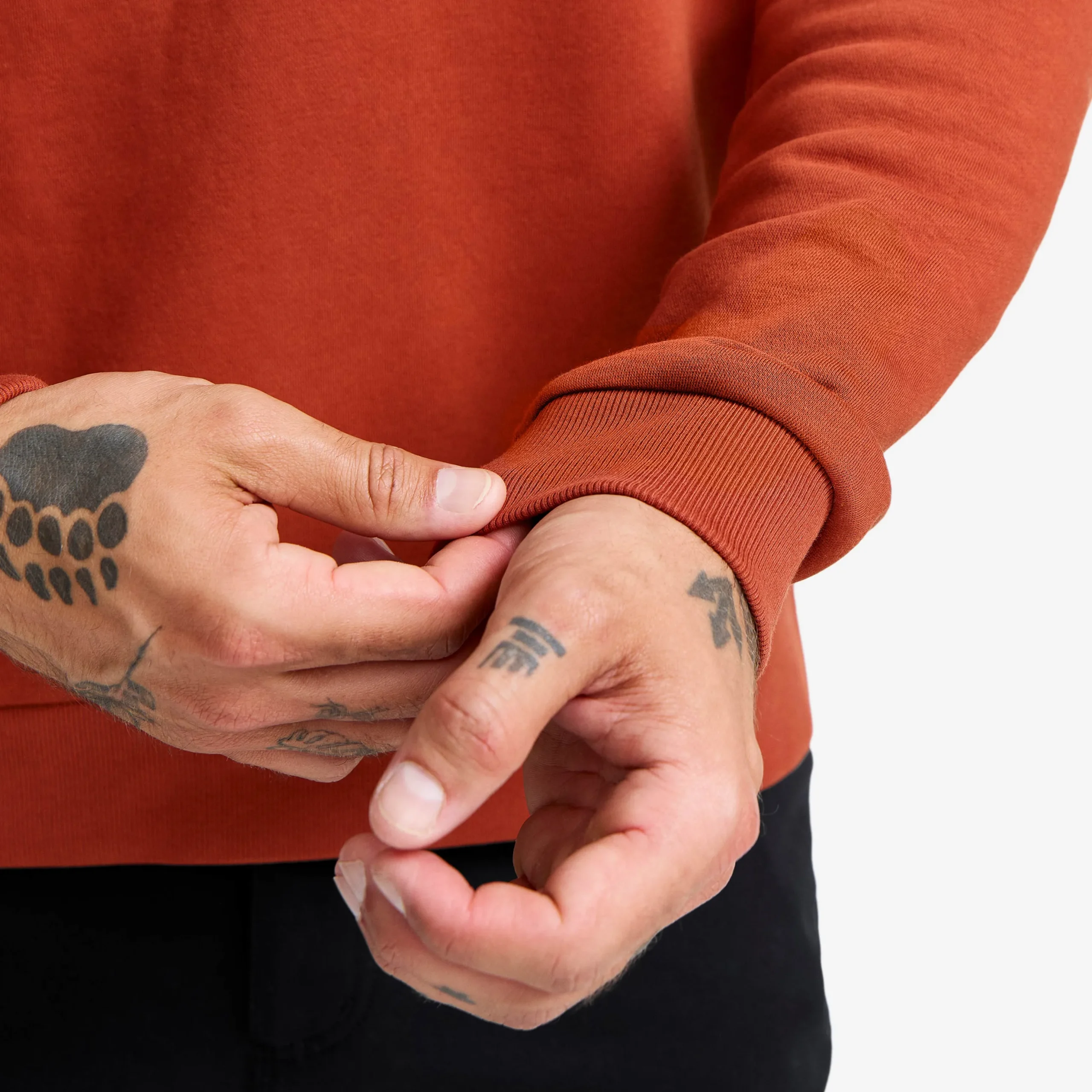 RVRC Half-zip Sweater Herren Rusty Orange