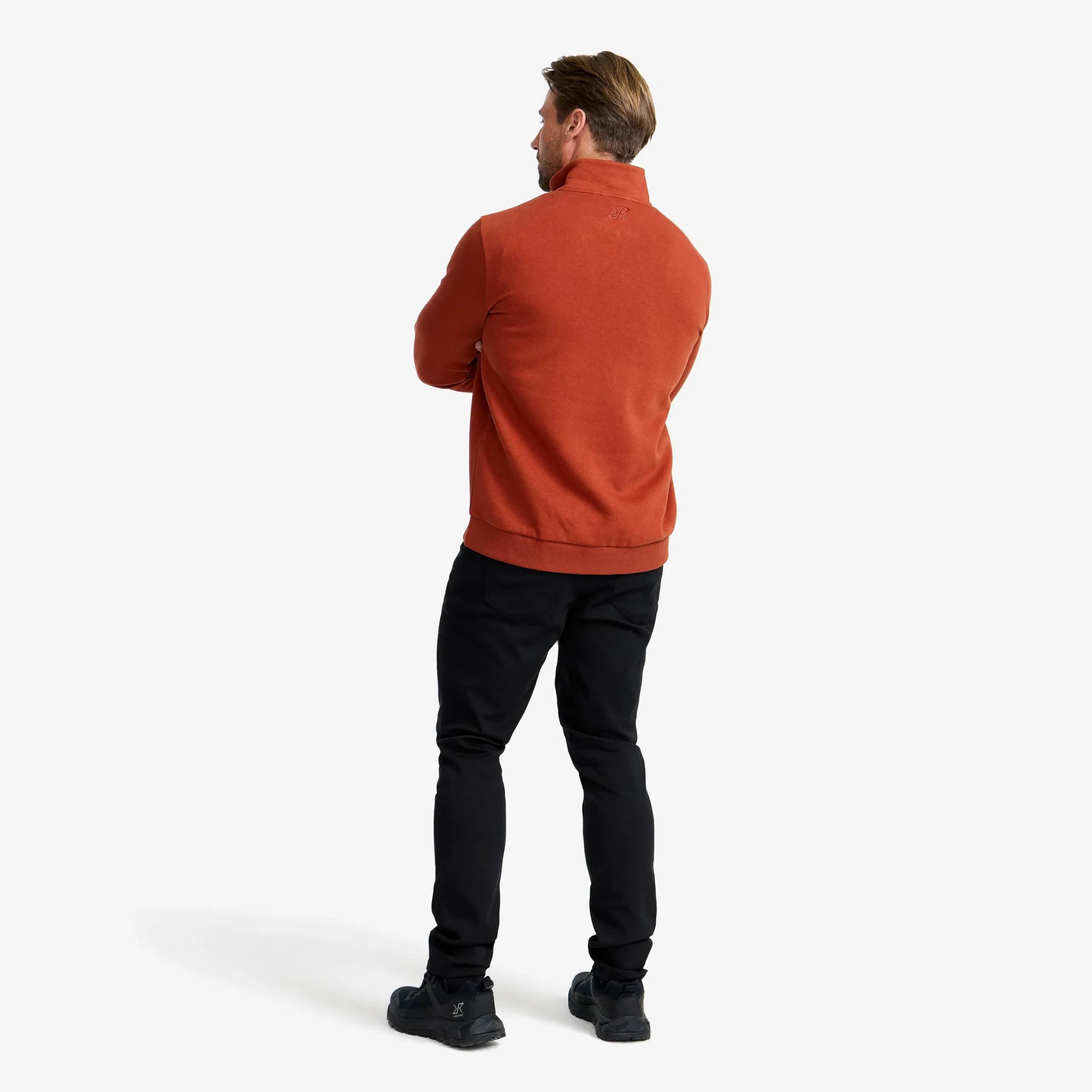 RVRC Half-zip Sweater Herren Rusty Orange