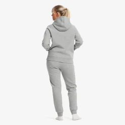 RVRC Hoodie Damen Grey Melange/Oatmeal