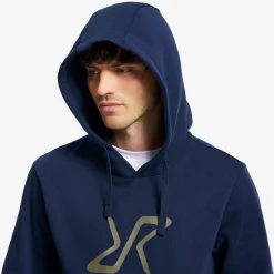 RVRC Hoodie Herren Deep Navy/Grape Leaf