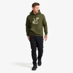 RVRC Hoodie Herren Forest Night/Oatmeal