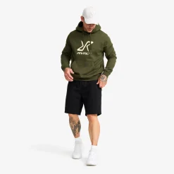 RVRC Hoodie Herren Forest Night/Oatmeal